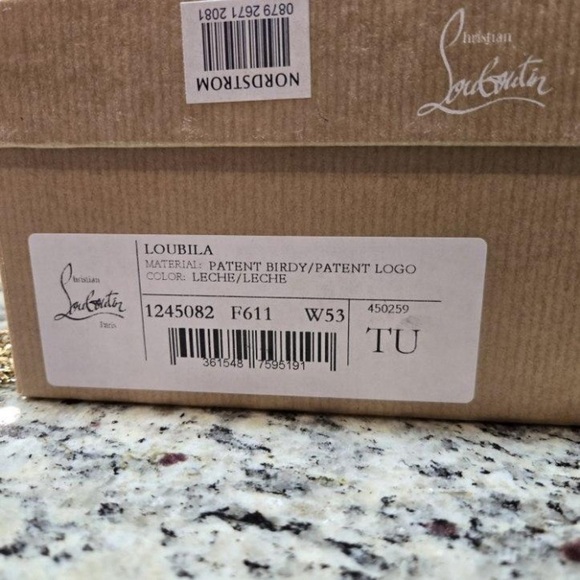 NEW Christian Louboutin Snakeskin Embossed Leather Bag in Leche Color - Picture 9 of 9